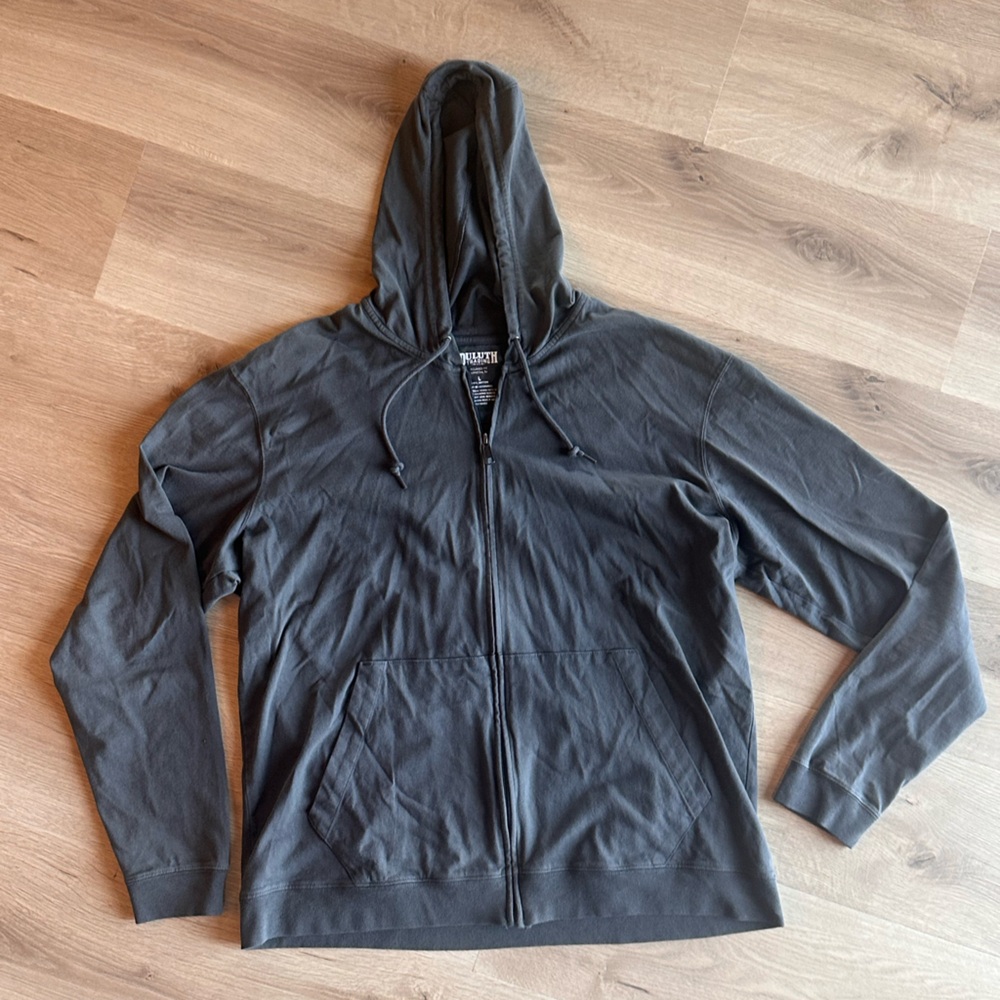 Classic Black Zip Hoodie